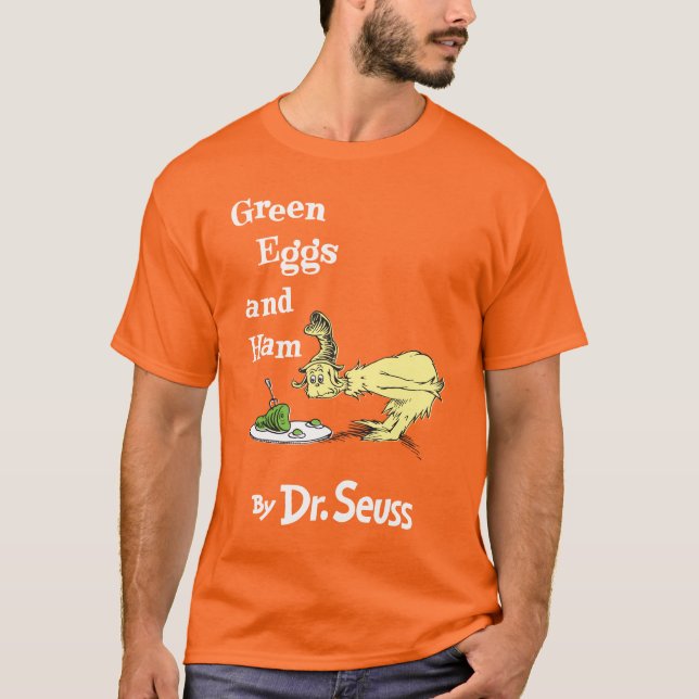 Camiseta Dr. Seuss | Ovos Verdes e Galhãs (Frente)