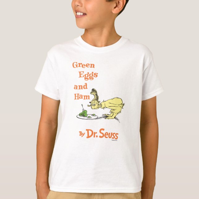 Camiseta Dr. Seuss | Ovos Verdes e Galhãs (Frente)