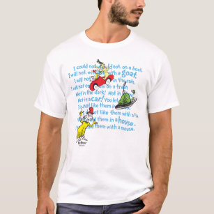 Camiseta Dr. Seuss   Ovos Verdes E Padrões De Histórias De 