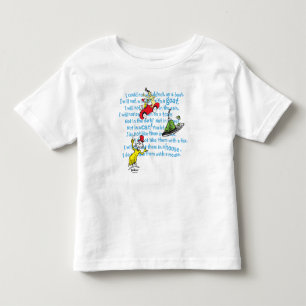 Camiseta Dr. Seuss  Ovos Verdes E Padrões Históricos De H