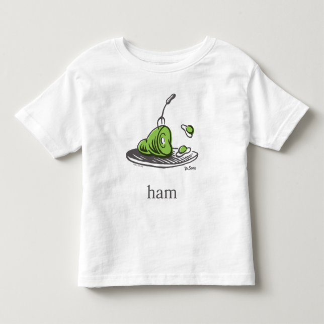 Camiseta Dr. Seuss | Ovos Verdes e Presunto (Frente)