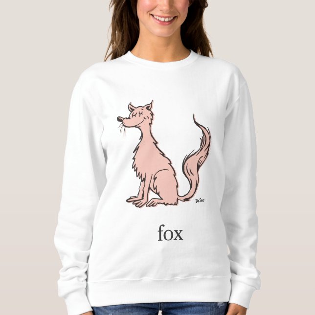Camiseta Dr. Seuss | Raposa Rosa (Frente)