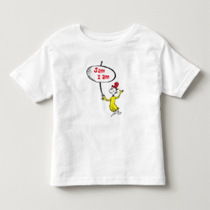 Camiseta Dr. Seuss Sam-I-Am Segurando Placa