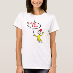 Camiseta Dr. Seuss  Sinal de retenção Sam-I-Am