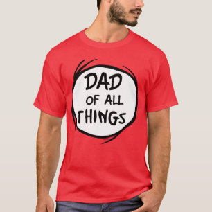 Camiseta Dr. Seuss Thing One Thing Two - Pai de todas as co