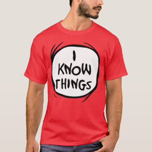 Camiseta Dr. Seuss   Uma Coisa Duas - Eu Sei Coisas