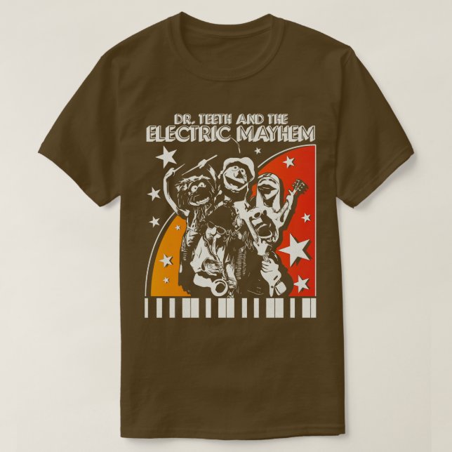 Camiseta Dr. Teeth e o Elétrico Mayhem (Frente do Design)