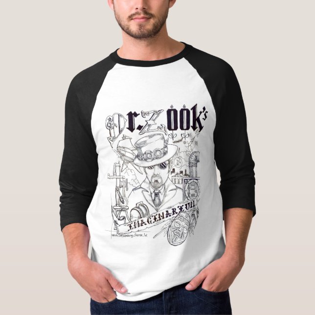 Camiseta Dr. Zooks é um desenhar de Owen Dabney (Frente)