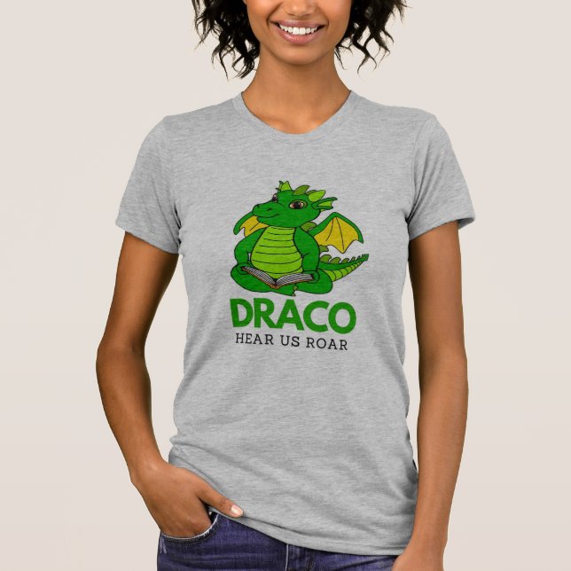 Camiseta Draco do pescoço V (Frente)