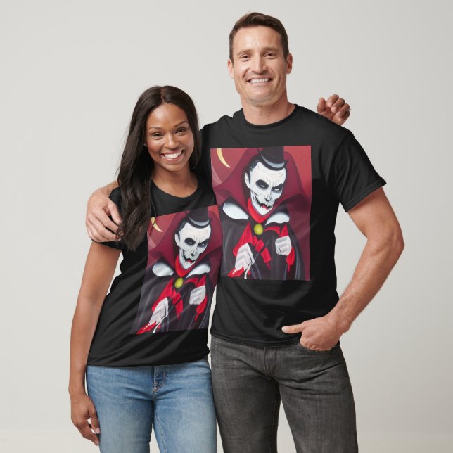 Camiseta Drácula de Halloween (Unissex)