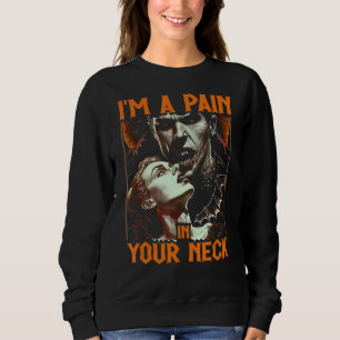 Camiseta Drácula É Uma Dor No Pescoço, Vama Gótica De Emo