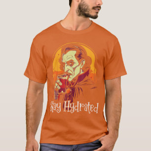 Camiseta Dracula Halloween Trick Ou Trate Vamp Spooky