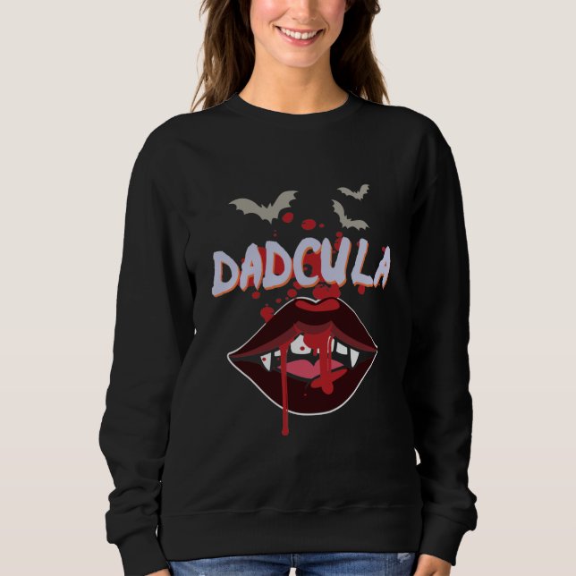 Camiseta Dracula Mouth e Bat para Halloween Horreen Night (Frente)