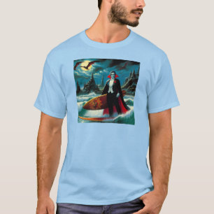Camiseta dracula surf halloween