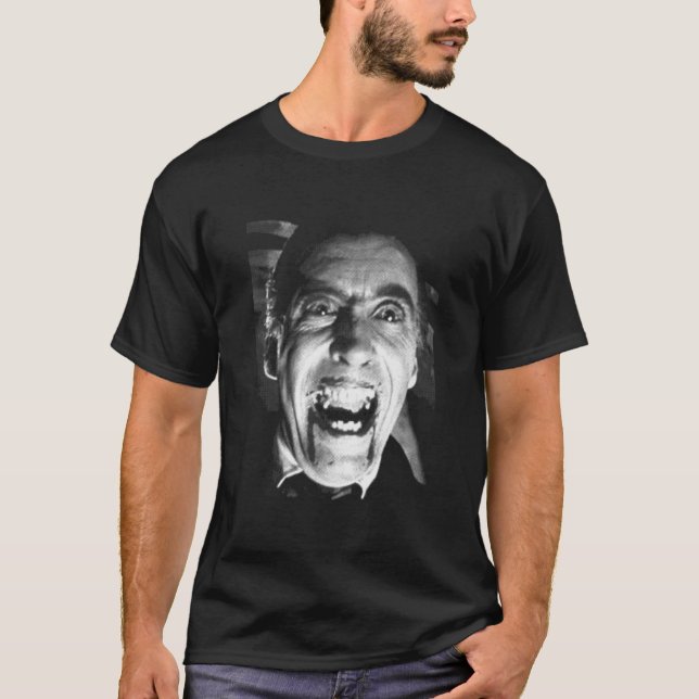 Camiseta Dracula Vampire Christopher Lee Classic (Frente)
