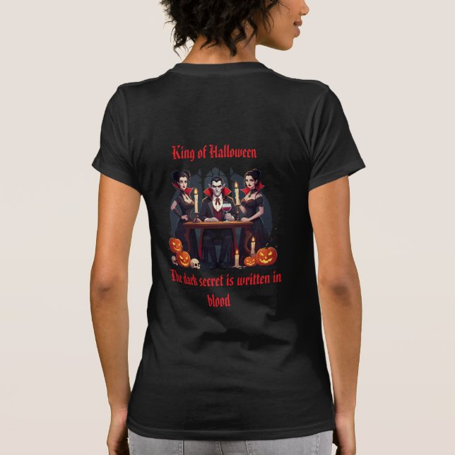 Camiseta Dracula Vampire Halloween Tee 🎃 👻 (Verso)