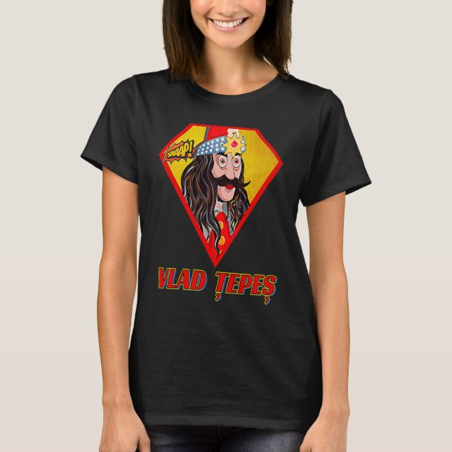 Camiseta Dracula Vlad, O Impaler Vlad Tepes (Frente)