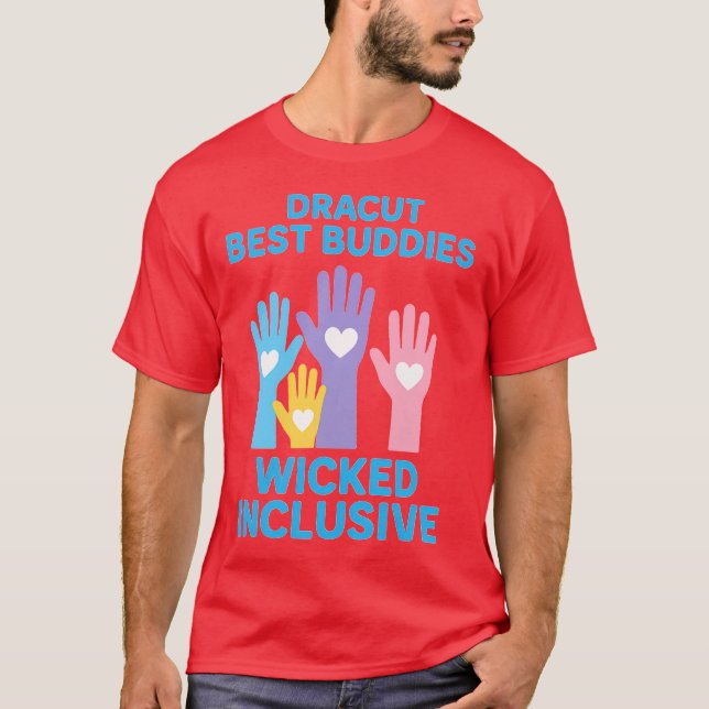 Camiseta Dracut Best Buddies Malvado Inclusivo (Frente)