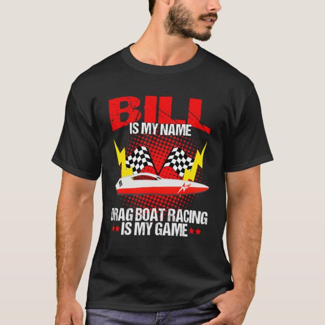 Camiseta Drag Boat Race for Drag Boat and Drag Boat Driver  (Frente)