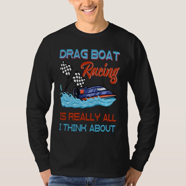 Camiseta Drag Boat Racing RC Model Boating Driver  3 (Frente)