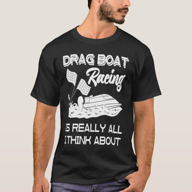 Camiseta Drag Boat Racing RC Model Boating Driver  5 (Frente)
