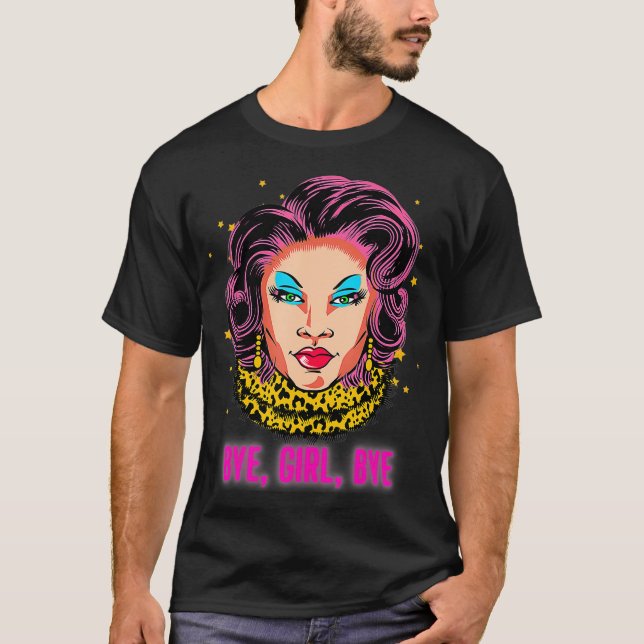 Camiseta Drag Queen Dolag Drag Queen Face Draphic Drag (Frente)