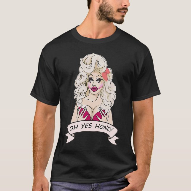 Camiseta Drag Queen Oh Honey (Frente)