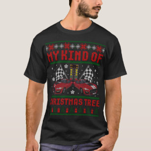Camiseta Drag Racing Christmas Tree' Race Car Ugl