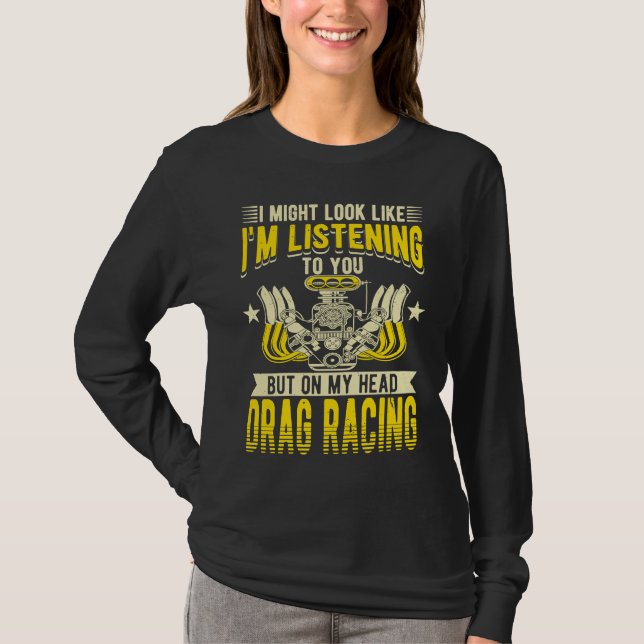 Camiseta Drag Racing Fan Big Blocks (Frente)