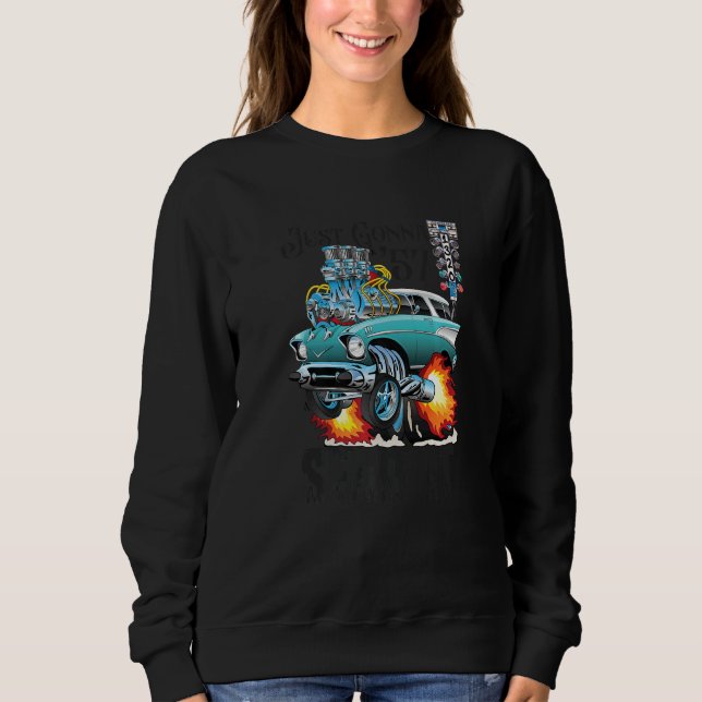 Camiseta Drag Racing Fifties Race Car Street Machine Gonna  (Frente)