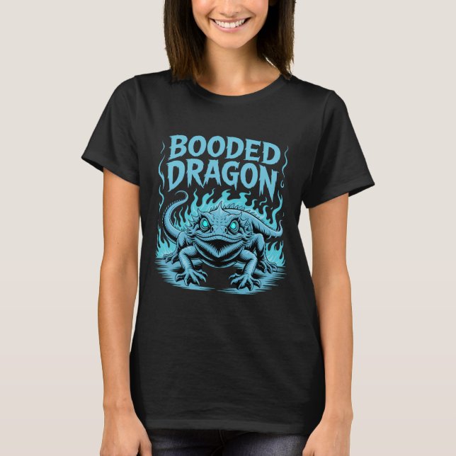 Camiseta Dragão Arborizado Azul (Frente)