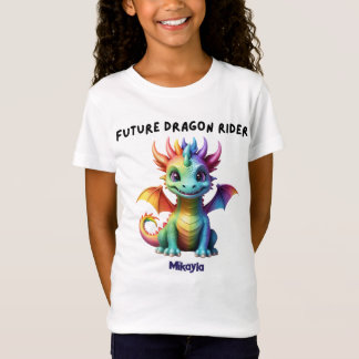 Camiseta Dragão Arco-Íris Personalizado