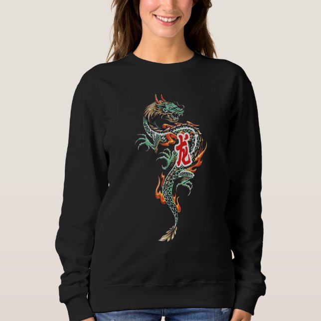 Camiseta Dragão Asiático da Fiery (Frente)