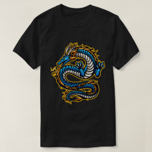 Camiseta Dragão Azul em Curso