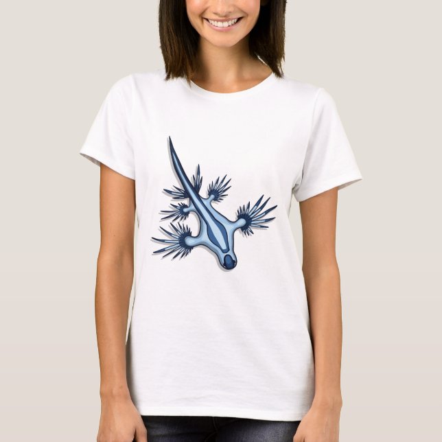 Camiseta Dragão azul Nudibranch (Frente)