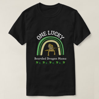 Camiseta Dragão-barba Mãe Dia de São Patrício de Réptil Liz