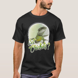 Camiseta Dragão Barbudo Antigo Pegou Grilos Lagarto de Est
