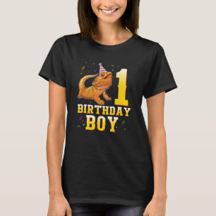 Camiseta Dragão-Barbudo Lizard primeiro aniversario 1 Ano