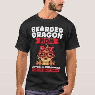 Camiseta dragão barbudo mãe eu não possuo meu lagarto empan