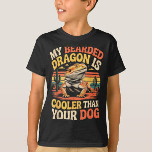Camiseta Dragão Barbudo Resfriador Réptil Animal Barbudo Ba
