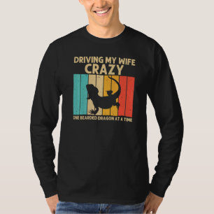 Camiseta Dragão Barbudo Vintage Para Homens Avô Réptil 1