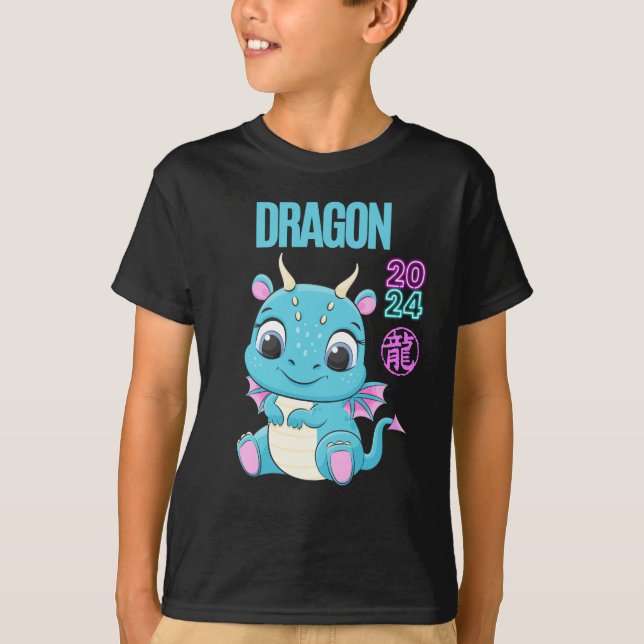 Camiseta Dragão-Bebê-Cute 2024 (Frente)