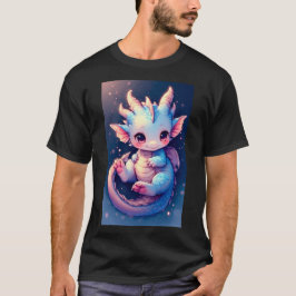 Camiseta Dragão Bebê Fofo Rave Anime Japonês Kawaii Arte 03
