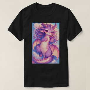 Camiseta Dragão Bebê Fofo Rave Anime Kawaii Arte 02