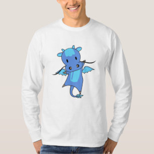 Camiseta Dragão Blue Fairy Tale Fantasy Cuecas Crianças