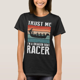 Camiseta Dragão Boat Paddling Desgin para Corrida de Barcos