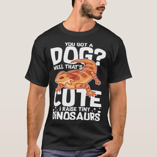 Camiseta Dragão-Carborado, Comida de Atenção do Tanque de T (Frente)