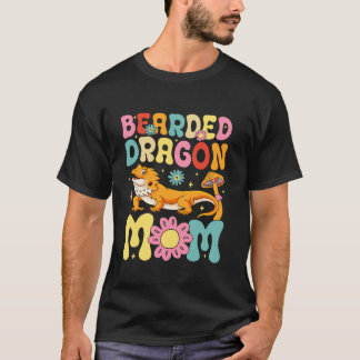 Camiseta Dragão Carroçado Mãe Réptil Beardie Mães Sobrevive