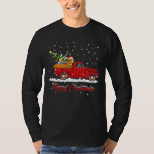 Camiseta Dragão Carrotado Caminhão Vermelho Andando Natal