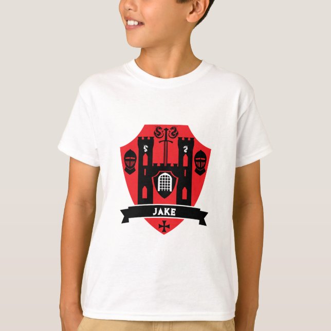Camiseta Dragão Cavaleiro Medieval (Frente)